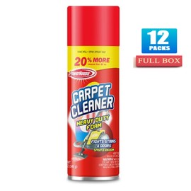 Powerhouse 12x Packs PowerHouse Carpet Cleaner & Deodorizer - 12oz Each