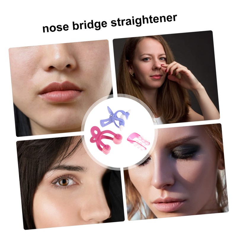 Baluue 3pcs Ergonomic Nose Bridge Corrector for Face Sculpting Nose