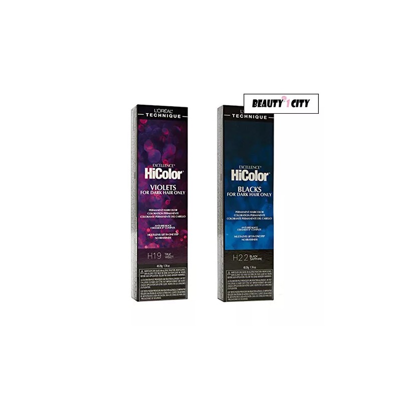 L'Oreal Technique Exc HiColor Permanent Hair Color 1.74oz (H18,19,20,21, -