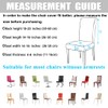 HZDHCLH Chair Covers Set of 4/6 Stretch Modern Chair Slipcovers
