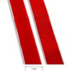 1 Inch Wide Red Hook and Loop Adhesive Tape -