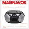 Magnavox MD6924 Portable Top Loading CD Boombox with AM/FM Stereo