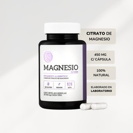 Magnesio Goltee. 60 cápsulas de 450mg cada una.