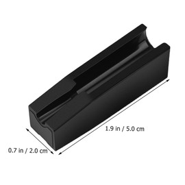 Baluue 10Pcs Eyebrow Pencil Sharpener Aid Durable Slot Assistant for Shaped Tips Compatible with Cosmetic Pencils Convenient Eyebrow Makeup Tool