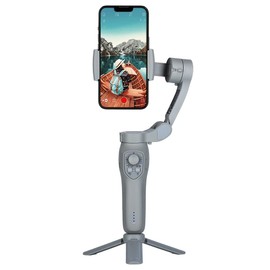 Rollei Steady Butler Mobil 3 SE, Small, Lightweight, Foldable Smartphone Gimbal for Quiet Filmed Videos with App Control for Android and iOS 22946