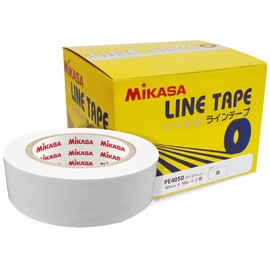 Mikasa AC-LTPE4050-W Line Tape, White, Polyethylene (Non-Stretchable) Width 1.6 inches (40 mm) x 166.6 ft (50 m) x 2 Rolls
