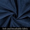 FLXXIE 2 Pack King Zipped Velvet Pillowcases, Soft and Cozy