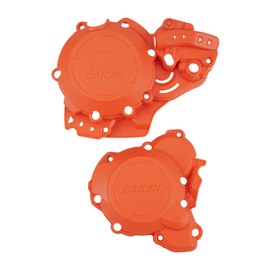 NICECNC Orange 2T Engine Cover Protection Engine Guard Compatible with KTM EXC 250/300 TPI 2020-2023 SX 250 2019-2022 XC 250/300 TPI XC-W 250/300 TPI See Fitment