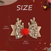 4 Pcs Christmas Hair Clip Christmas Reindeer Antlers Headdress Cute