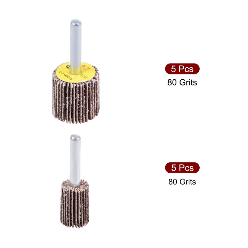 sourcing map 15mm, 25mm Flap Wheels Shank Mounted Sanding Disc