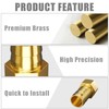 Atisite Brass Hose Nozzle 19 mm Barb x 3/4 Inch