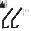 FASTROHY 4Pcs Motorcycle Helmet Holder Jacket Hanger Hook Motorbike Wall