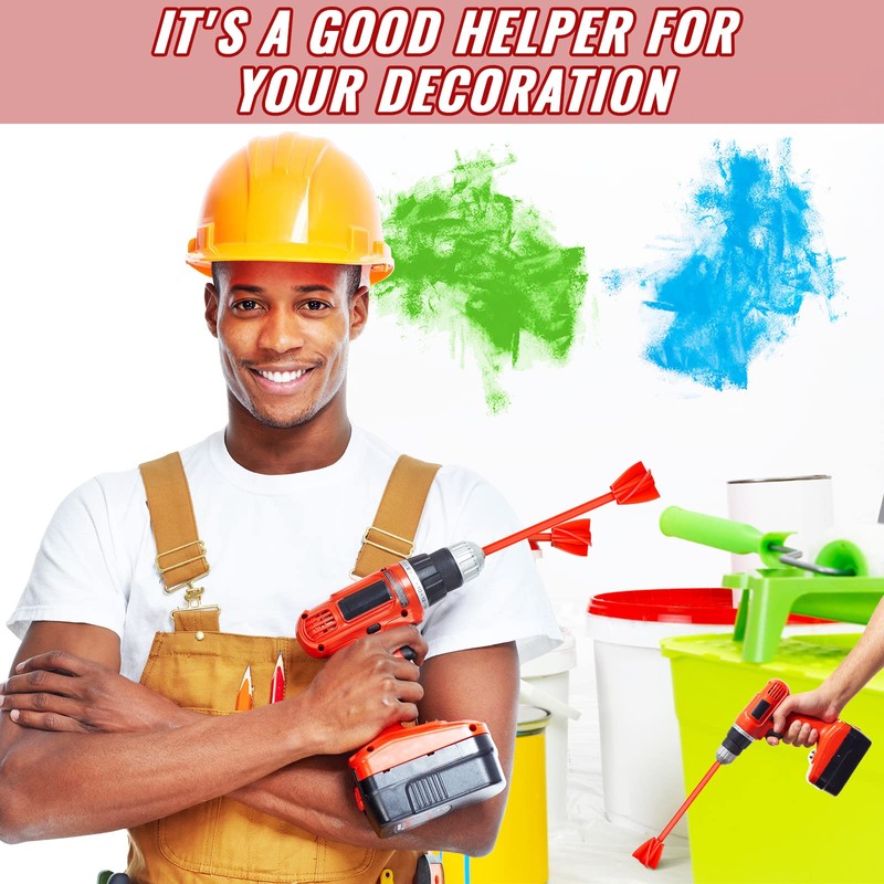 12 Pieces Paint Mixer Drill Attachment,Helix Paint Mixer Resin Drill