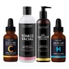 Kit Limpiador Facial + Tonico + Serum Vitamina C +