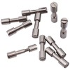 10 sets of stainless steel bracket bolt fasteners tactical lock