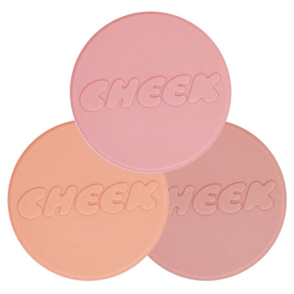 2-piece selection/Tony Moly Cheek Tone Jelly Blusher 3.5g/Built-in mochi puff