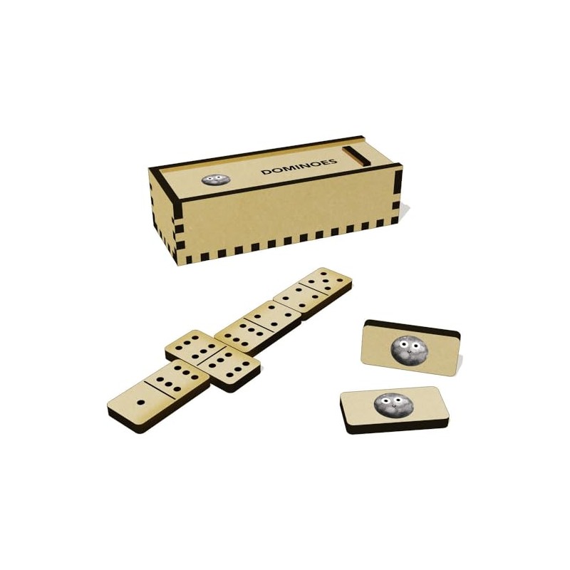 Azeeda 'Happy Planet' Domino Set & Box (DM00042585)