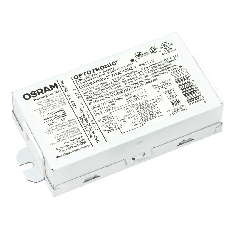 eldoLED *2743VY OPTOTRONIC 25W 120V-277V AC 50/60Hz Constant Current Dimmable