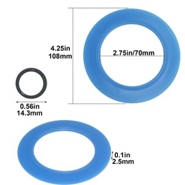 2 Pack 7301111-0070A Flush Valve Seal Kit for American Standard Toilet Flush Valve Seal Replacement for Toilets