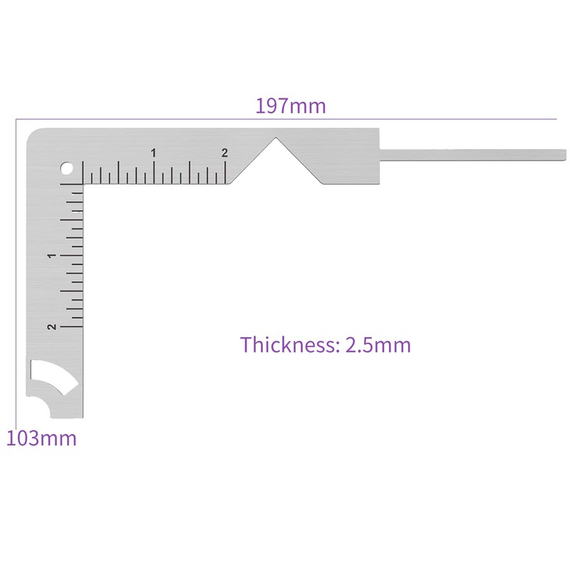 Xiciki Book Cover Guide, 5 in 1 Iron Metal Bookbinding