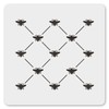 MAGJUCHE French Bee Trellis Stencil 6 Inches, Reusable Bee Stencil