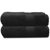 Towelogy® Premium Large Hand Towels Set 100% Combed Ring Spun