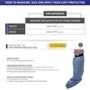 Champion Cast Protector, Half-Leg, Water-Tight, Vinyl, Youth