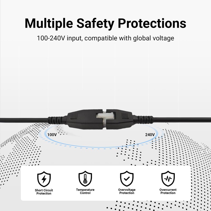 Cable Power Cord 6-Pin for Smart Desk Lifting Desk Push