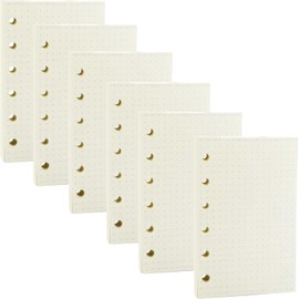 270 Sheets A7 Refill Paper Lined, BetterJonny Refillable Refill Paper Refill Inserts 6 Holes Refillable Note Paper A7 Ring Binder Refillable Paper for Notebook Diary Painting, Dot