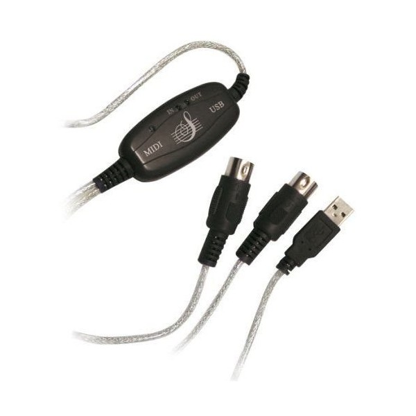 FocalTop USB to MIDI Keyboard Interface Converter Cable Adapter