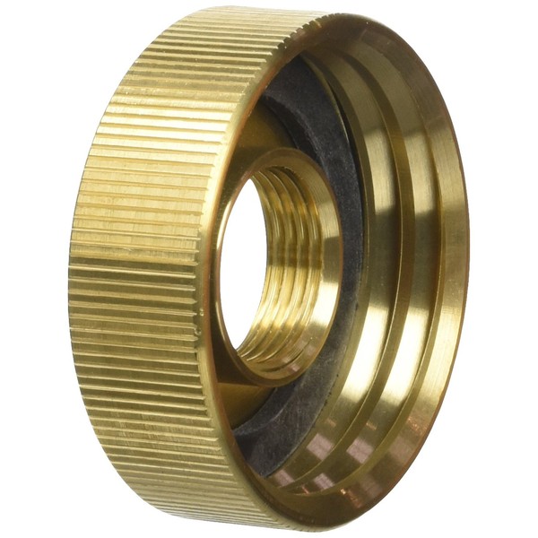 Boutté R1000L20 Connection Brass IBC Tank Adapter (Grille Tray 1000 l) 20 x 27 Outlet Diameter 60, Gold, F. 20x27 (3/4)