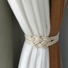 2X Strong Magnetic Curtain Clips Tie Rope Backs Holdbacks Buckle