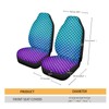 Poceacles Dog Paws Pattern Universal Fit Car Seat Cover for