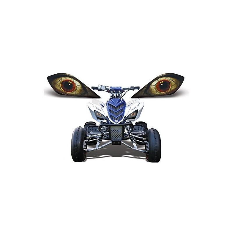 AMR Racing ATV Headlight Eye Graphics Decal Cover Compatible with