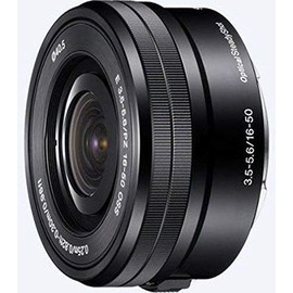 Sony SELP1650PS E PZ 16-50mm f/3.5-5.6 OSS Zoom Lens for APS-C-Format E-Mount Cameras (Renewed)