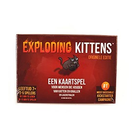 Exploding Kittens - Card Game with Cats, Explosions and Laser Beams - Dutch - For the Whole Family