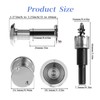 Door Viewer with Privacy Screen, 200° Wide Angle Optical Glass