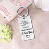 Jzxwan Bonus Son Gifts Keychain, I Love You Step Son