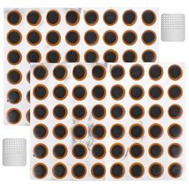 96 Pcs Bike Tire Repair Kit Bike Bicycle Tire Patches Rubber Patch Outdoor Cycling Bicycle Tire Tool Bicycle Inner Tube Puncture Patch Kits with 2 Pcs Metal Rasp for All Inflatable Inner Tubes