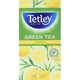 Tetley Green Tea with Lemon, Pack of 25
