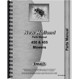 New Holland 450 455 Sickle Bar Mower Parts Manual (NH-P-450,455)