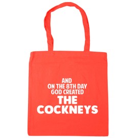 Hippowarehouse And on the 8th day God created The Cockneys Tote Shopping Gym Beach Bag 42cm x38cm, 10 litres