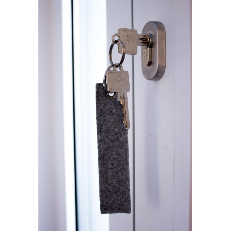 Luxflair Felt Keyring for Geeks and Nerds, 127.0.0.1, Keyring