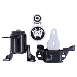 ApplianPar Engine Motor and Transmission Mount with Rear Torque Strut Mount Kit for Ford Fiesta 2011-2014 1.6L Automatic