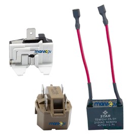 Kit De Arranque Universal Relay Para Refrigerador Bimetalico