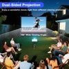 200 inch Projector Screen with Stand,HUANYINGBJB Outside Projection Screen, Portable