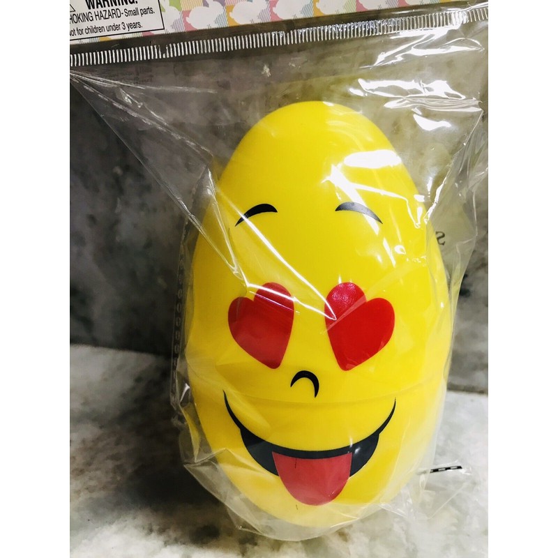 Unbranded Easter Emoji Printed Easter Egg 3+ 6” Easter Baskets
