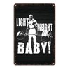 Light Weight Baby Metal Sign - 8x12 Inch Aluminum Gym