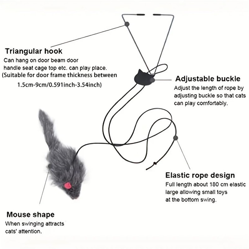 ARFUKA Pack of 2 Cat Toys Interactive Cat Toy Self-Employment