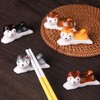 MAGICLULU 4 Pack Shiba Inu Chopstick Rest, Cute Dog Holder